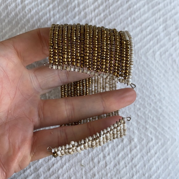 Beaded cuff bracelet - Picture 5 of 5